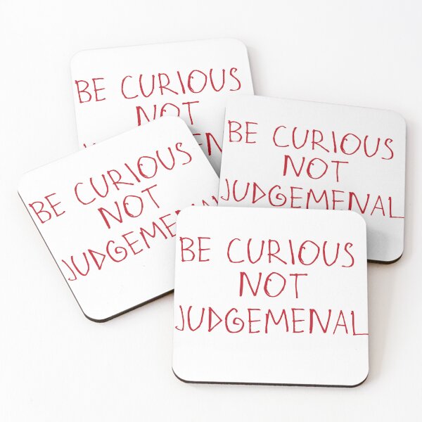 Item preview, Be Curious, Not Judgemental designed and sold by kinpirks.