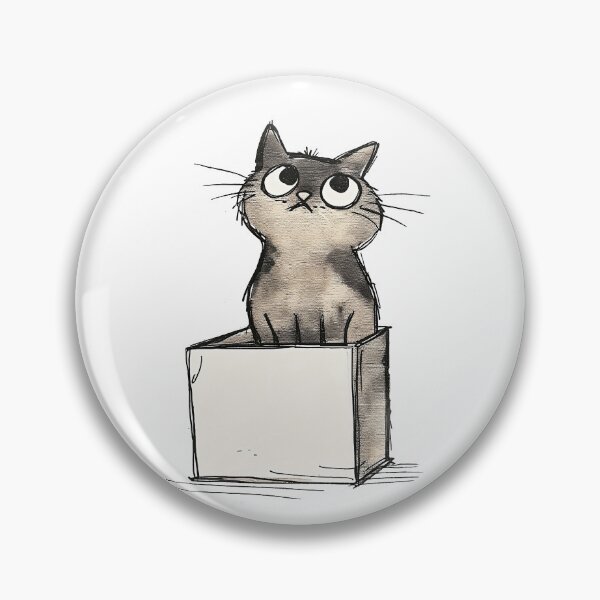 Item preview, Cat In Box designed and sold by Crazycatgraphic.