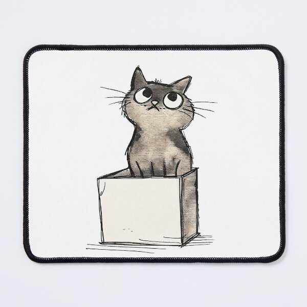 Item preview, Cat In Box designed and sold by Crazycatgraphic.
