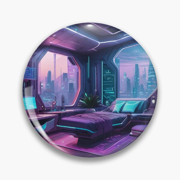 Item preview, DYSTOPIAN CYBERPUNK ROOM designed and sold by cubiask.