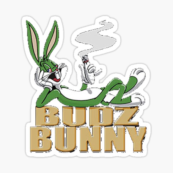 Download Budz Bunny Weed Smoking 420 Stoner Sticker By Desire Inspire Redbubble
