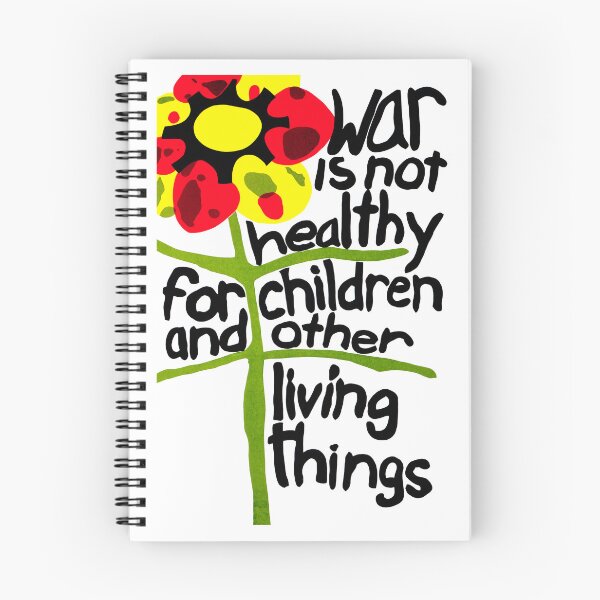 Item preview, War Is Not Healthy For Children & Other Living Things designed and sold by RocketshipRetro.