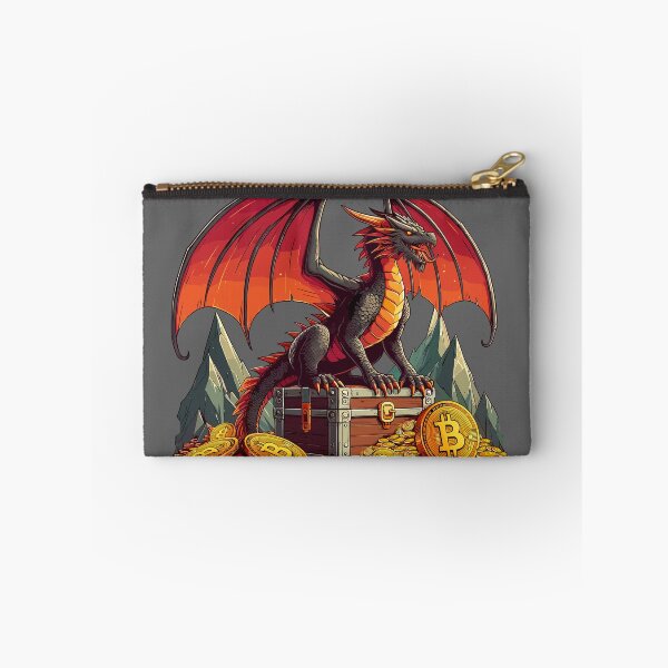Item preview, a dragon protecting his treasure designed and sold by CryptoFunMerch.