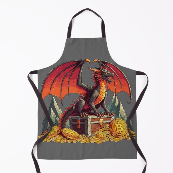 Item preview, a dragon protecting his treasure designed and sold by CryptoFunMerch.