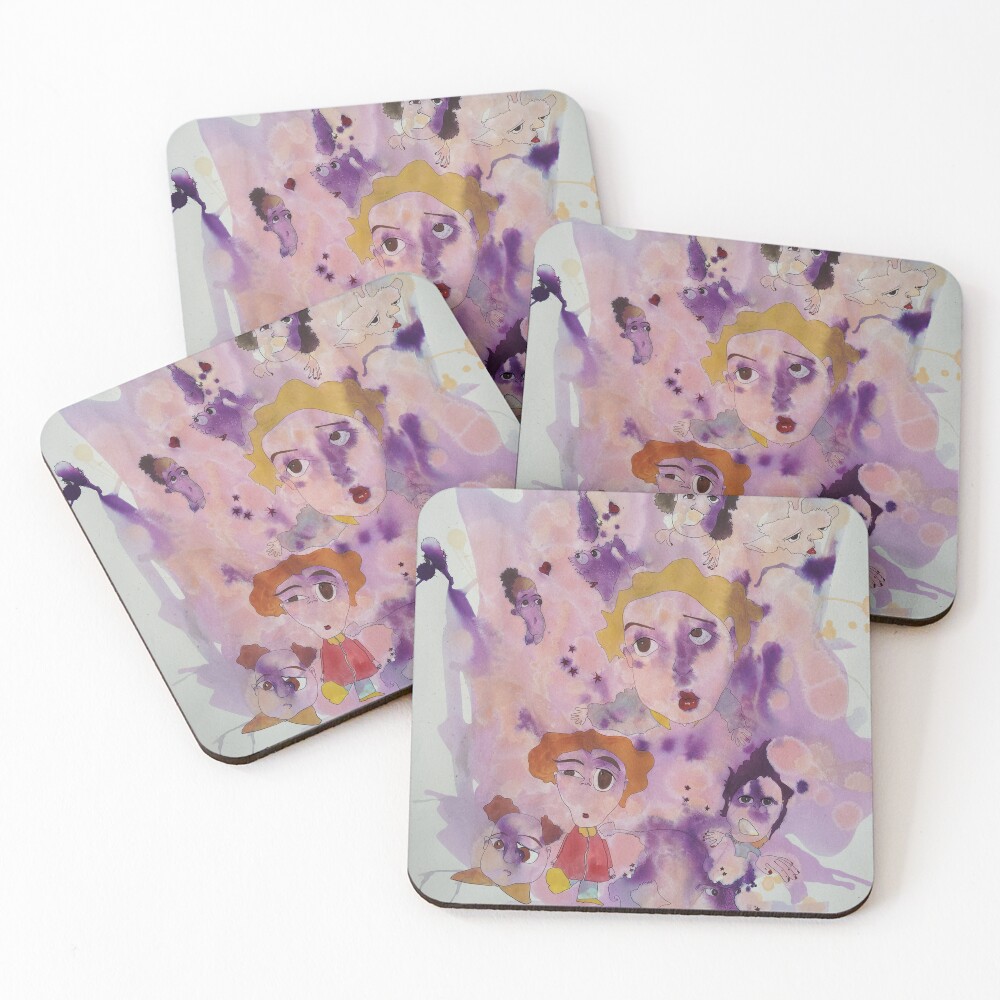 Item preview, Coasters (Set of 4) designed and sold by Rorschach68.