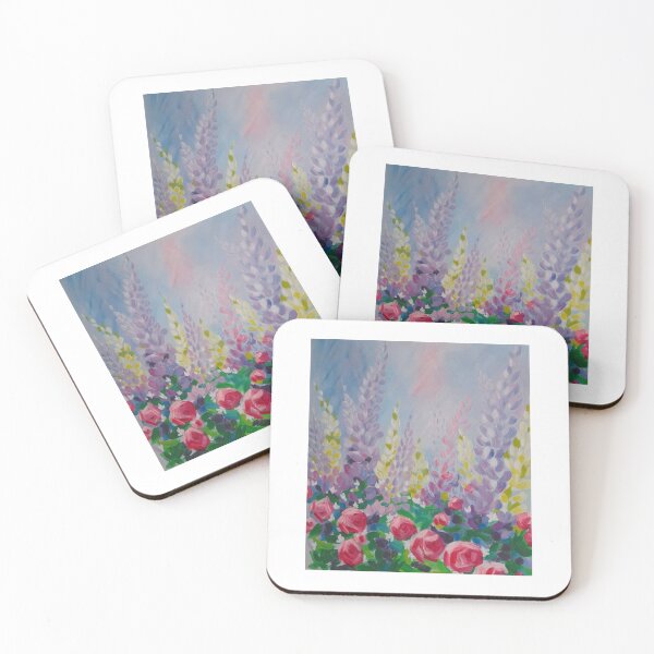 Item preview, Lupins and Roses designed and sold by suecarletonart.