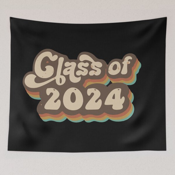 Item preview, Class Of 2024  Retro Shirt, Graduation  Gift 2024 Shirt, Class Of 2024 Groovy Tee, College Graduation Shirt, Senior Class Of 2024  designed and sold by Felinefinesse.