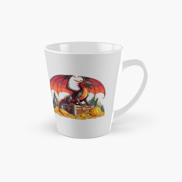 Aperçu de l'œuvre un dragon protégeant son trésor créée et vendue par CryptoFunMerch.