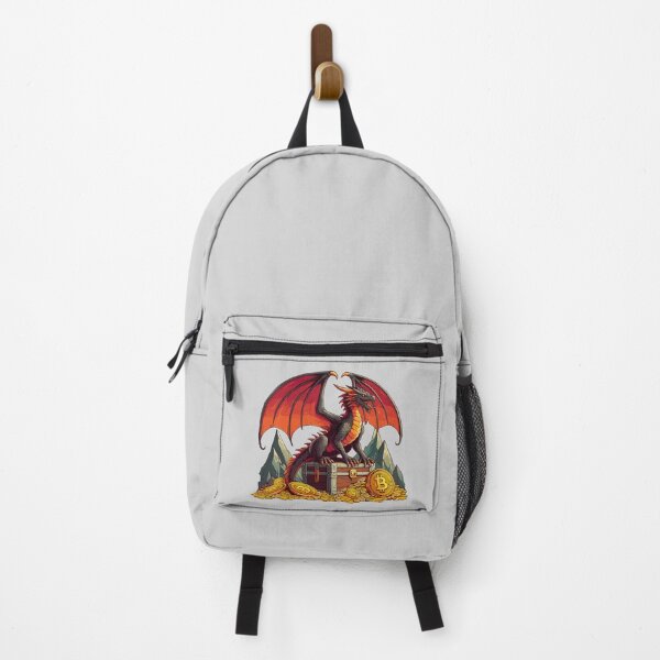 Item preview, a dragon protecting his treasure designed and sold by CryptoFunMerch.