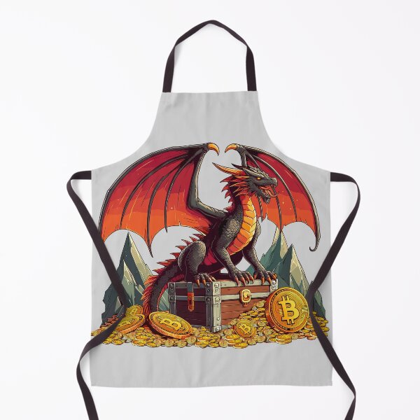Item preview, a dragon protecting his treasure designed and sold by CryptoFunMerch.