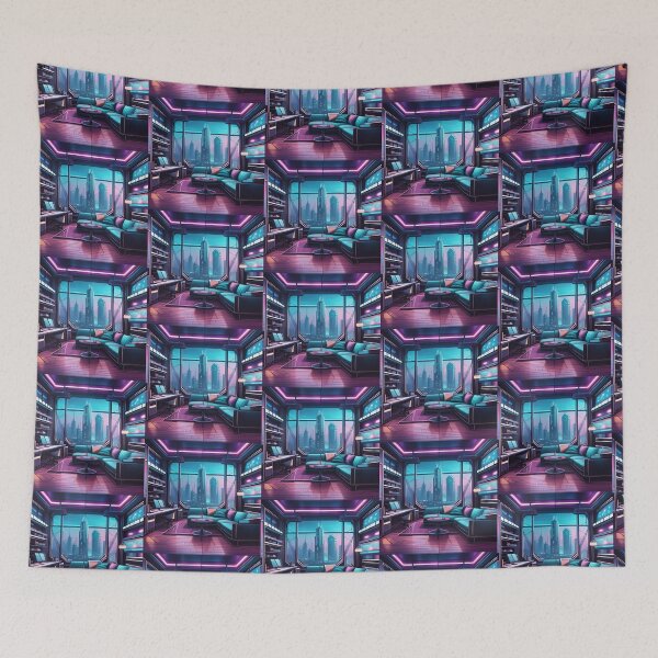 Item preview, DYSTOPIAN CYBERPUNK ROOM designed and sold by cubiask.