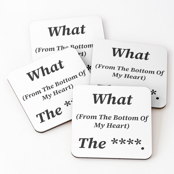 Item preview, WTF (From The Bottom Of My Heart) designed and sold by digifun.