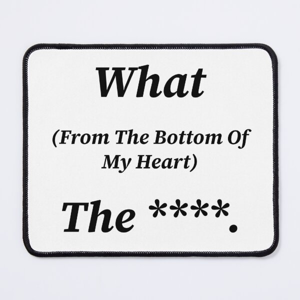 Item preview, WTF (From The Bottom Of My Heart) designed and sold by digifun.