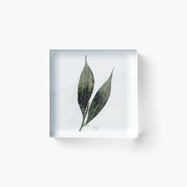 Item preview, pair of leaves watercolour by CHF designed and sold by CecilHF.