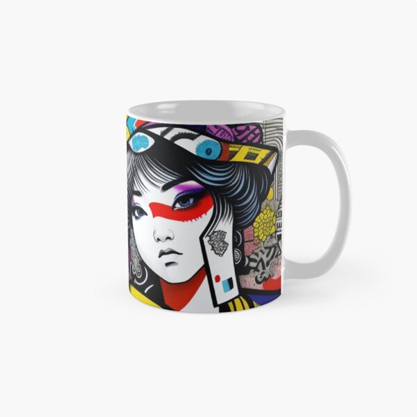 Item preview, Modern Asian inspired graffiti art  designed and sold by Roxburylane.