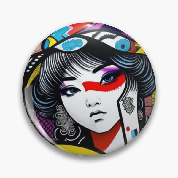 Item preview, Modern Asian inspired graffiti art  designed and sold by Roxburylane.