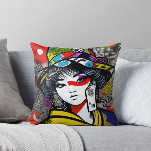 Item preview, Modern Asian inspired graffiti art  designed and sold by Roxburylane.
