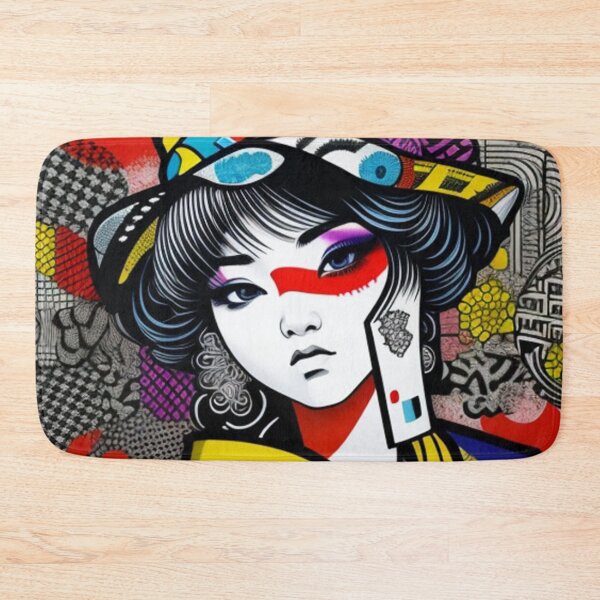 Item preview, Modern Asian inspired graffiti art  designed and sold by Roxburylane.