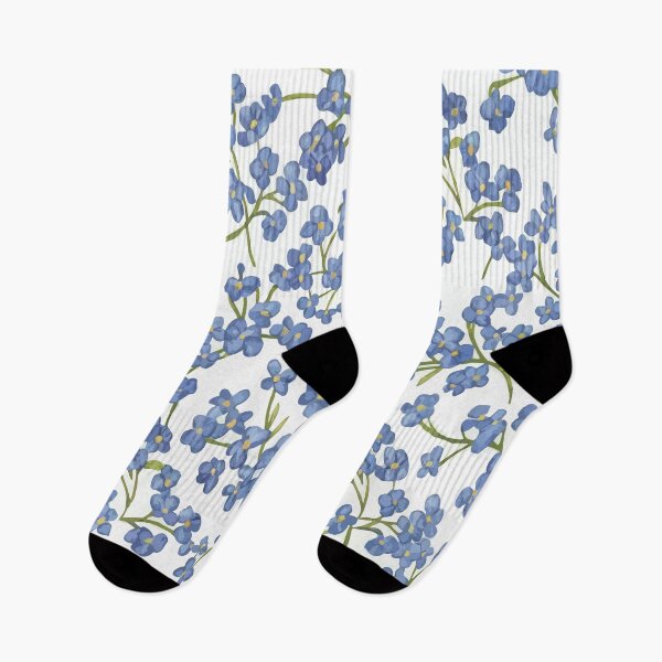 Item preview, flower pattern, seamless pattern, floral pattern,Little Blue Flowers designed and sold by asbno19.