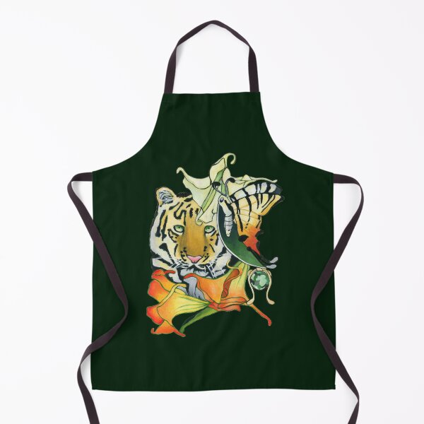 Item preview, Tigre, mariposa y flores. designed and sold by KnowingWonder.