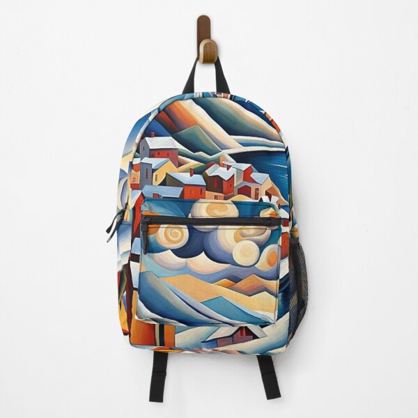 Item preview, Snowy Fjord Town 1 designed and sold by George Hutton Hunter.