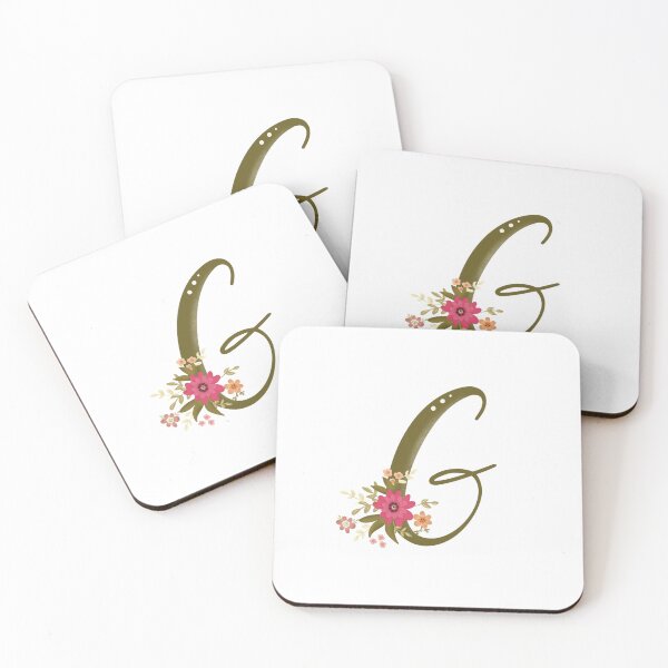 Item preview, Vintage Bouquet Floral Initial - G designed and sold by Willow & Grace Designs.