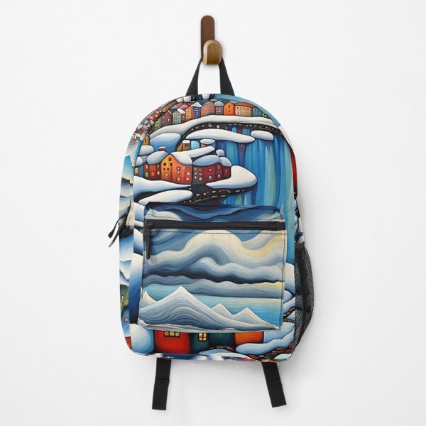 Item preview, Snowy Fjord Town 2 designed and sold by George Hutton Hunter.