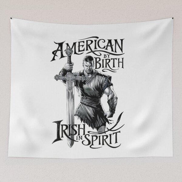 Item preview, American by Birth. Irish in Spirit designed and sold by REAL IRISH GIFTS.