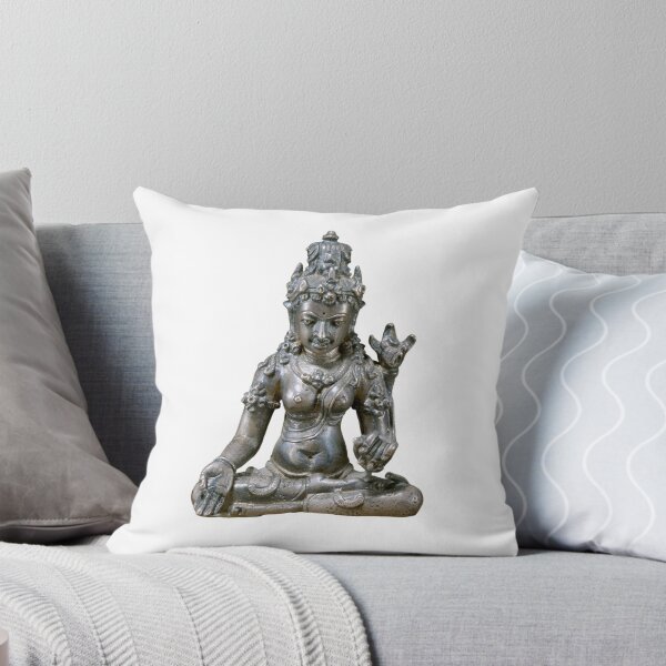 Item preview, Silver Javanese Seated Tara Statue designed and sold by gallofoto.