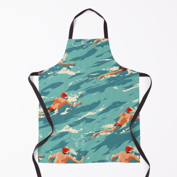 Item preview, Retro swimmers pattern 2 designed and sold by Wildflow Creations.