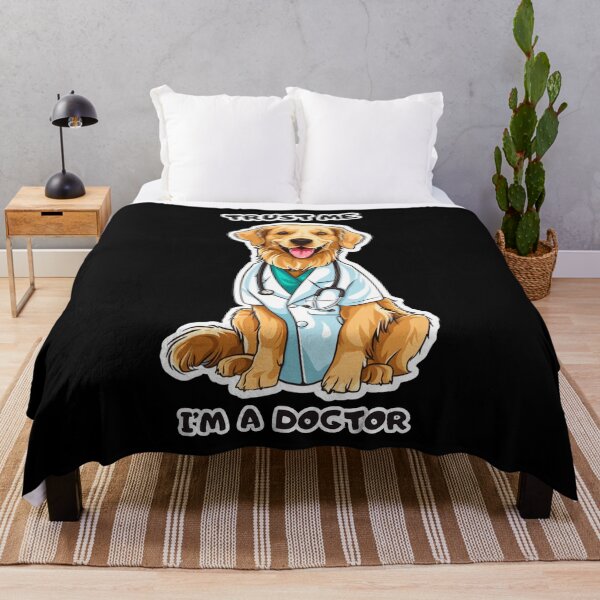 Item preview, Trust Me I'm a Dogtor Golden Funny Gifts designed and sold by artMadlen.