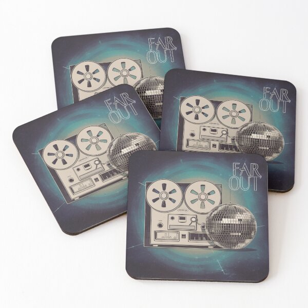 Item preview,  Tape recorder from the 1970s, disco ball, 1970s vibe, Far out, inscription designed and sold by WiolettaS.