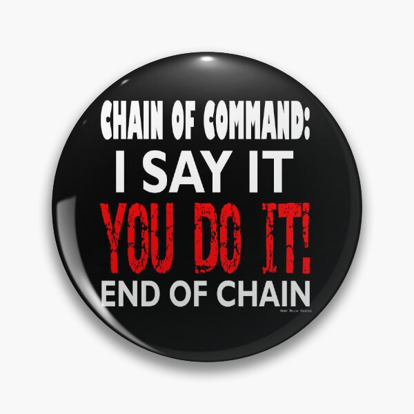 Item preview, Chain of Command Flow Chart; Do It My Way, Boss designed and sold by Henry Nelson Design.