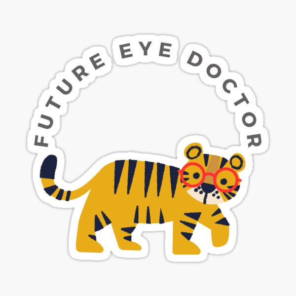 Item preview, Future Eye Doctor Lion Wearing Glasses designed and sold by kendallprintco.