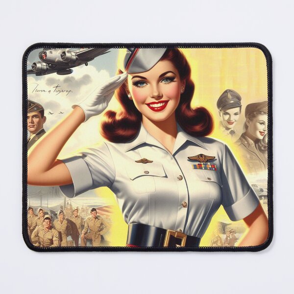 Item preview, Vintage Army Pin-up designed and sold by PulpVintage.