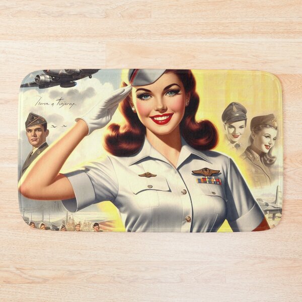 Item preview, Vintage Army Pin-up designed and sold by PulpVintage.