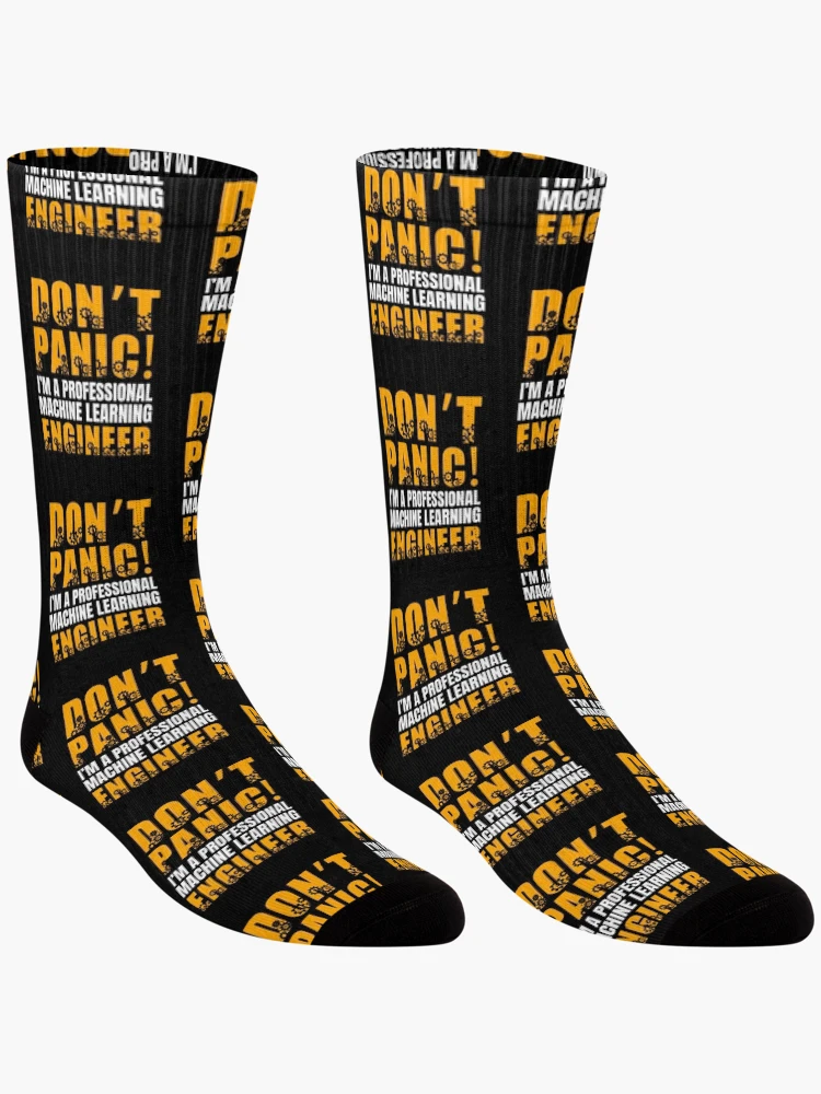 Thumbnail 3 of 5, Socks, Machine Learning Engineer Artificial Intelligence designed and sold by GrumpyDadCo.