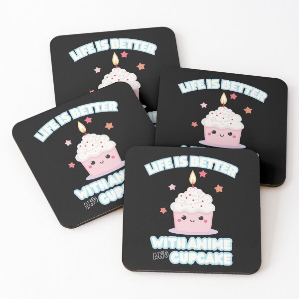 Item preview, Life Is Better With Anime And CupCake designed and sold by Tokyotopia.