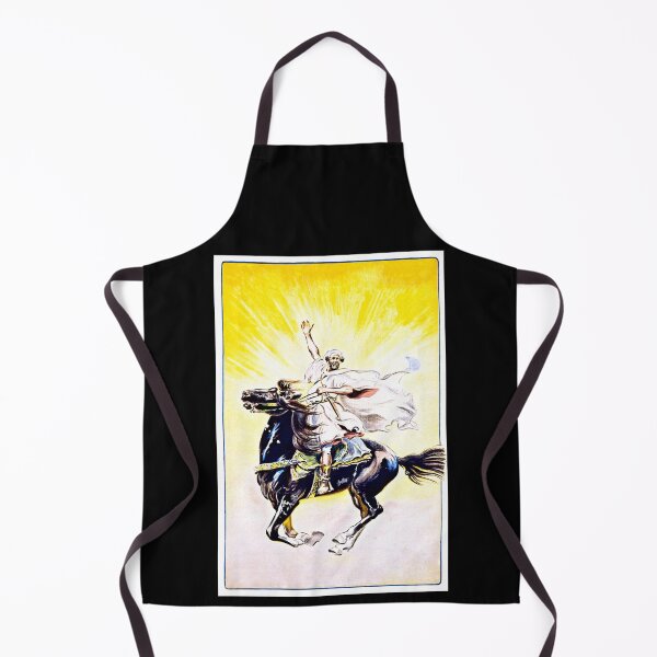 Item preview, Man With Sword RIding Horse in Algeria 1918 designed and sold by RocketshipRetro.
