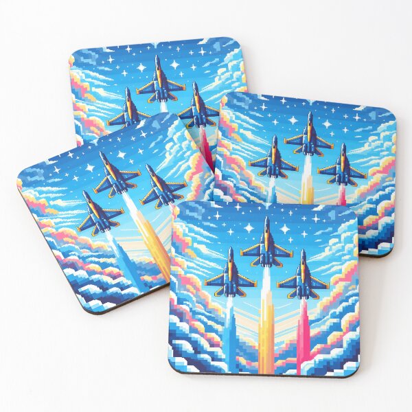 Item preview, Retro Gaming Style blue Angels F18 designed and sold by Miguel Lopes.