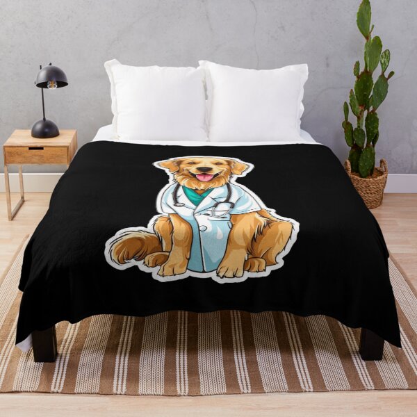 Item preview, Golden Retriever Dogtor funny Sticker designed and sold by artMadlen.