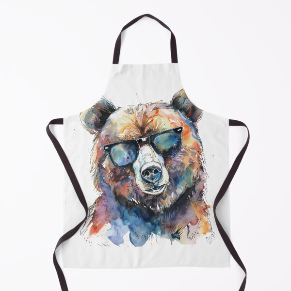 Item preview, Bear with Sunglasses designed and sold by SociallyRemoved.