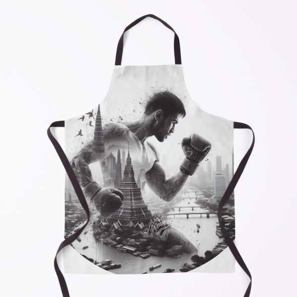 Item preview, Muay Thai Bangkok Black and White Spirituality designed and sold by Martial-Art-23.