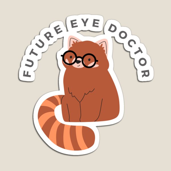 Item preview, Future Eye Doctor, Red Panda Wearing Glasses designed and sold by kendallprintco.