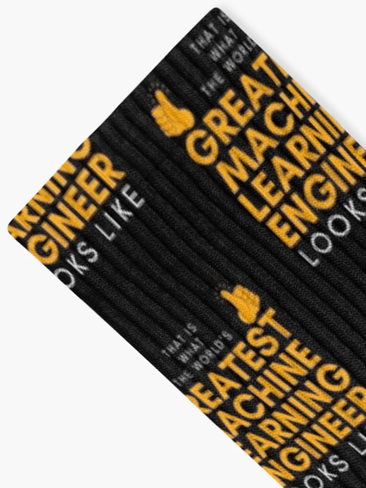 Thumbnail 2 of 5, Socks, Machine Learning Engineer Artificial Intelligence designed and sold by GrumpyDadCo.