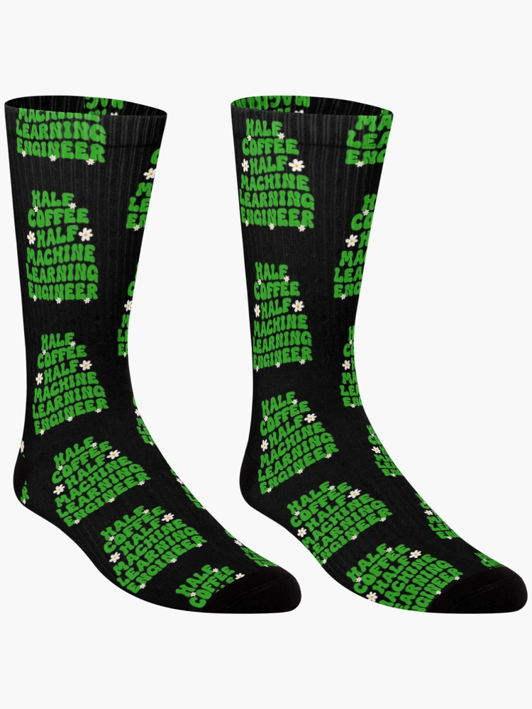 Thumbnail 3 of 5, Socks, Machine Learning Engineer Artificial Intelligence designed and sold by GrumpyDadCo.