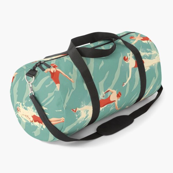 Item preview, Synchro swimmers retro pattern designed and sold by Wildflow Creations.
