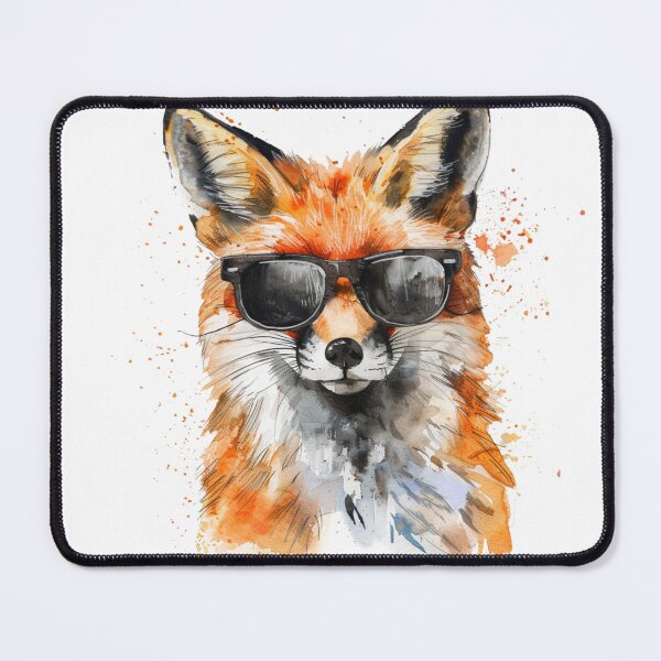 Item preview, Fox with Sunglasses designed and sold by SociallyRemoved.
