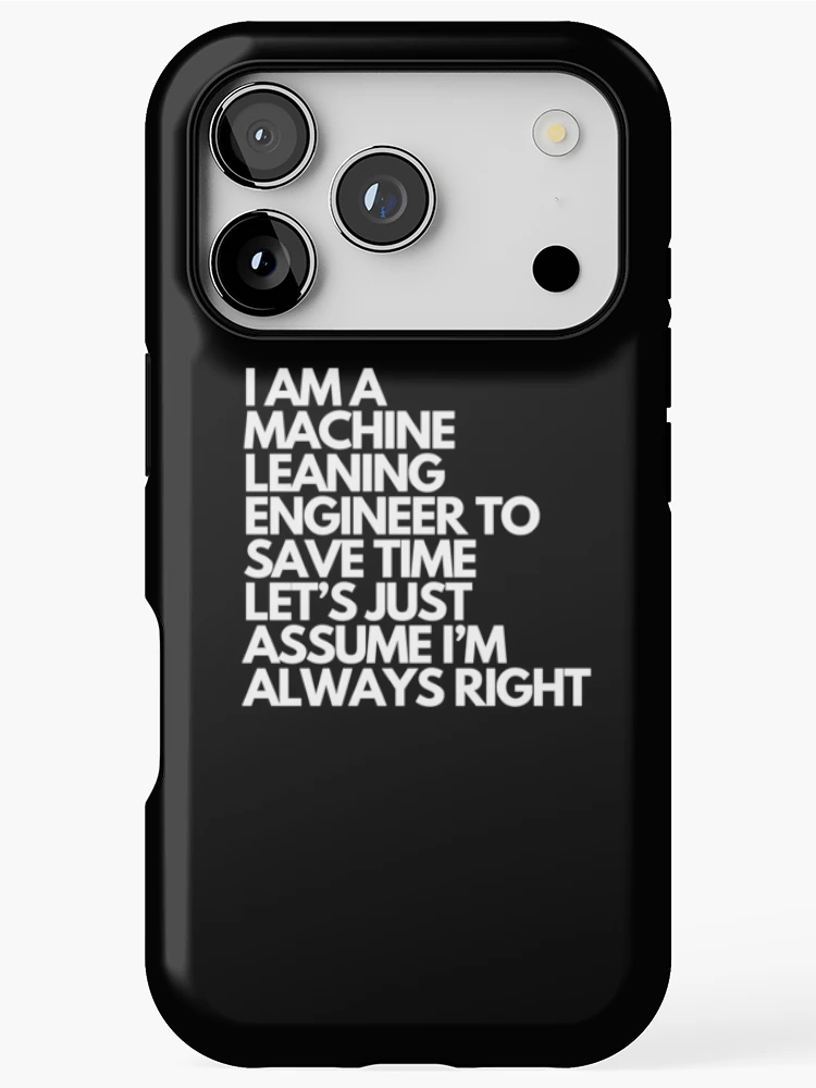Thumbnail 1 of 4, iPhone Case, Machine Learning Engineer Artificial Intelligence designed and sold by GrumpyDadCo.