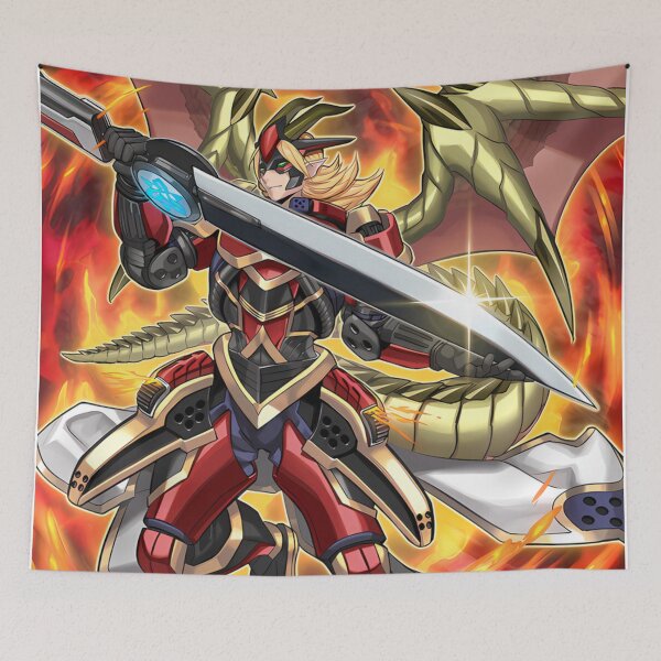 Item preview, Ignis Heat, the True Dracowarrior designed and sold by Black Saiyan Magician's Merchandise.